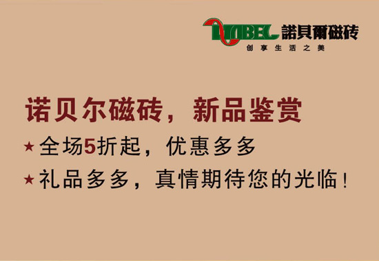 诺贝尔磁砖活动详细内容